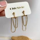 Alloy Chain Dangle Earring 1 Pair - One Size