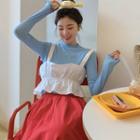 Sleeveless Top / Midi Skirt / Long-sleeve Top