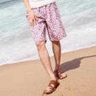 Patterned Beach Shorts