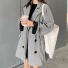 Double-breasted Oversize Thick Blazer