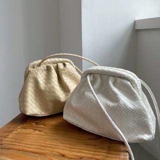 Textured Frame Crossbody Bag