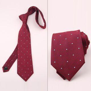 Dot Print Neck Tie 023 - One Size