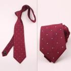 Dot Print Neck Tie 023 - One Size