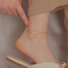 Double-layered Anklet Gold - One Size