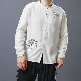 Cloud Embroidered Cardigan