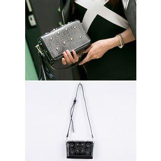 Tassel-detail Studded Shoulder Bag