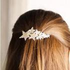 Metal Star Hair Clip Silver - One Size