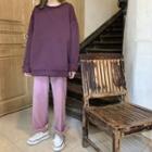 Oversize Pullover / Straight-fit Pants