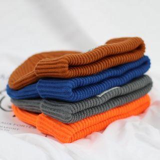 Bear Applique Knit Hat