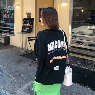 Welcome Printed Loose-fit T-shirt
