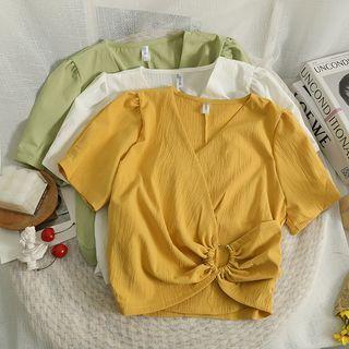 Details Wrapped T-shirt