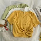Details Wrapped T-shirt