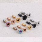 Screw Alloy Through & Through Earring
