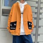 Cartoon Print Jacket