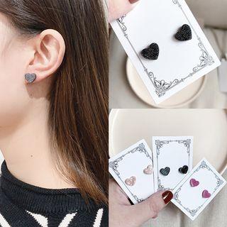 Acetate Heart Earring