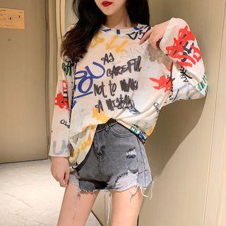 Printed Long-sleeve Light T-shirt