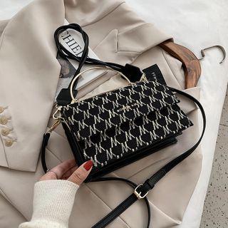 Quilted Plaid Crossbody Bag