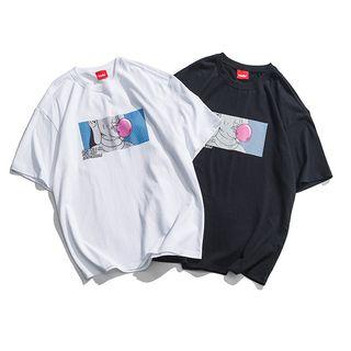 Bubble Gum Print Short-sleeve T-shirt