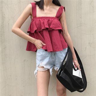 Flounced Camisole Top