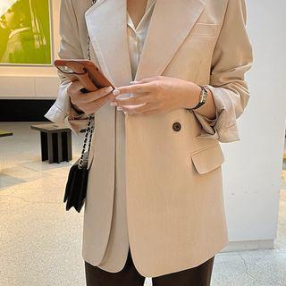 Single-breasted Layered Blazer
