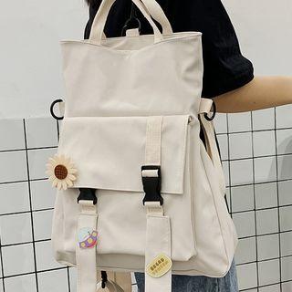 Top Handle Snap Buckle Backpack / Bag Charm