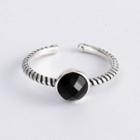 925 Sterling Silver Open Ring Silver - Ring - One Size