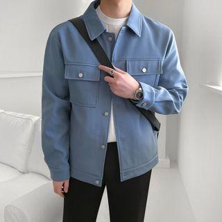 Front-pocket Button Jacket