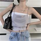 Strappy Camisole Top Camisole Top - Gray - One Size