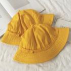 Plain Bucket Hat Yellow - M
