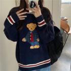 Bear Print Vest / Sweater