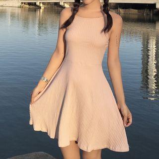 Ribbed Spaghetti Strap Dress
