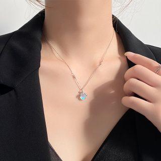 Firefly Pendant Necklace Silver - One Size