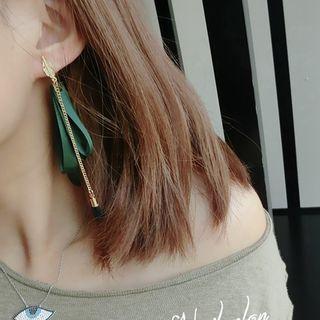 Lace Up Earrings