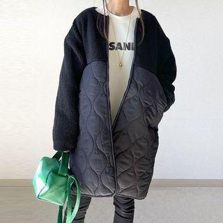 Open Front Jacket Black - One Size