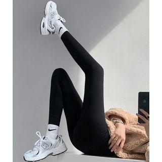 High-stretch Plain Leggings