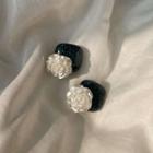Acrylic Rose Earring As Shown In Figure - One Size