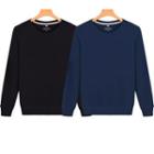 Plain Sweatshirt Set