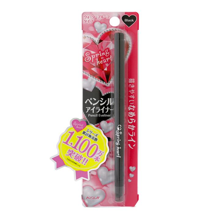 Koji - Spring Heart Long Lasting Eyeliner Black 1 Pc