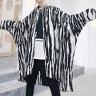 Zebra Print Shirt Jacket