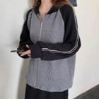 Zip Knit Jacket / Midi Skirt