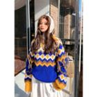 Fringed Retro Pattern Thick Sweater