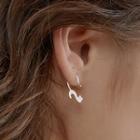 Cat Half Hoop Earring