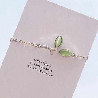 Bead Leaf Bracelet Sl021 - Bracelet - One Size