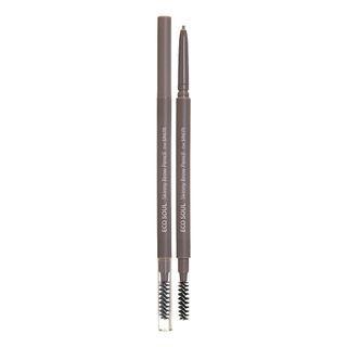 The Saem - Eco Soul Skinny Brow Pencil - 2 Colors #02 Gray Brown