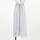 Drawstring Chiffon Pants