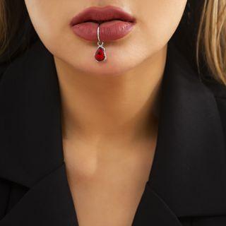 Lip Cuff 0024 - Silver - One Size