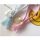 Beaded Fringed Hair Tie