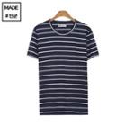 Slim-fit Short-sleeve Stripe T-shirt