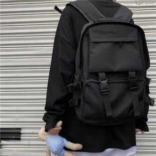 Buckled Backpack Black - One Size Black - One Size