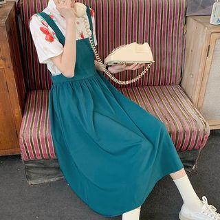 Strawberry Print Short Sleeve Blouse / Jumper Dress